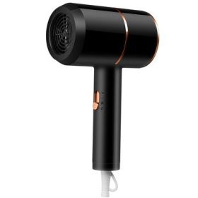 MIni Hair Dryer For Home Travel Portable Household Heating and Cooling Lightweight Hair Volume Fast Drying Electric HairDryer (Color: Black, Plug Type: us)