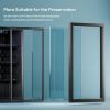 Beverage Refrigerator Cooler-120 Cans Freestanding Mini Fridge Cooler with Glass Door, Adjustable Shelves & Digital Temperature