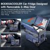 Car Refrigerator, RV Car Fridge Dual Zone WIFI APP Control, Portable Freezer, 48 Quart (45L)Car Cooler 12/24V DC and 100-240V AC